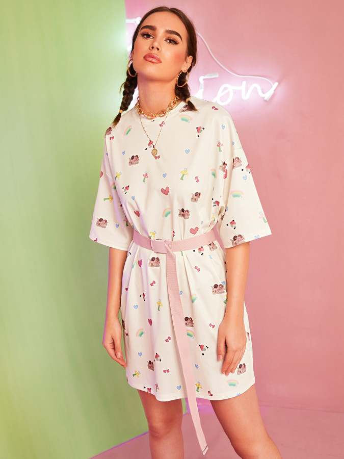 Трикотажное платье